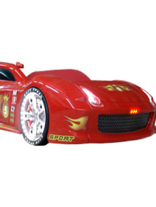 Thunderbird Red Racing Car Beds